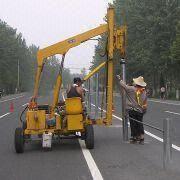 Highway Guardrail Post Driver