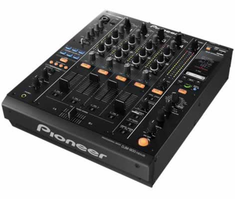 Professional 4-Channel DJ Mixer with Digital Effects