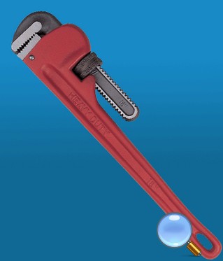 Heavy-Duty Pipe Wrench