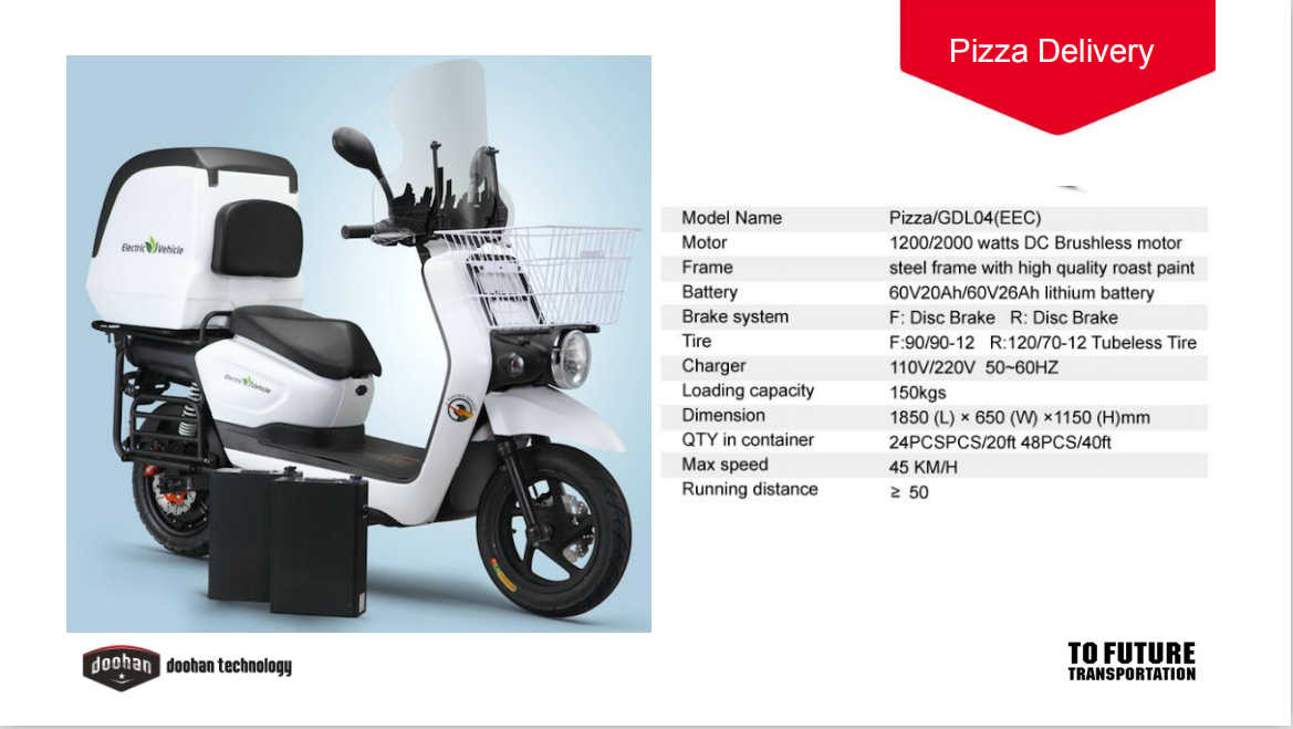 Pizza E-scooter - Image 2