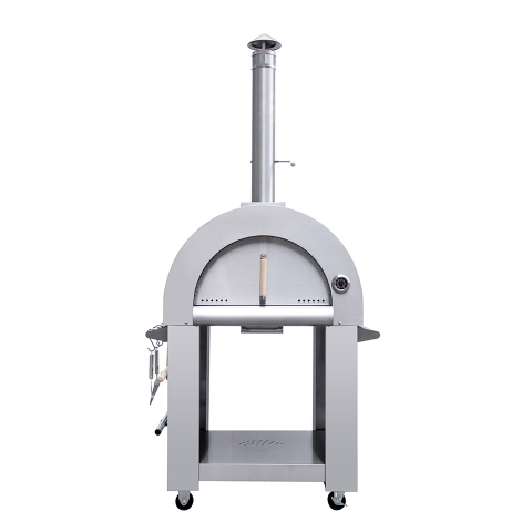 Freestanding Pizza Oven with Wheeled Cart