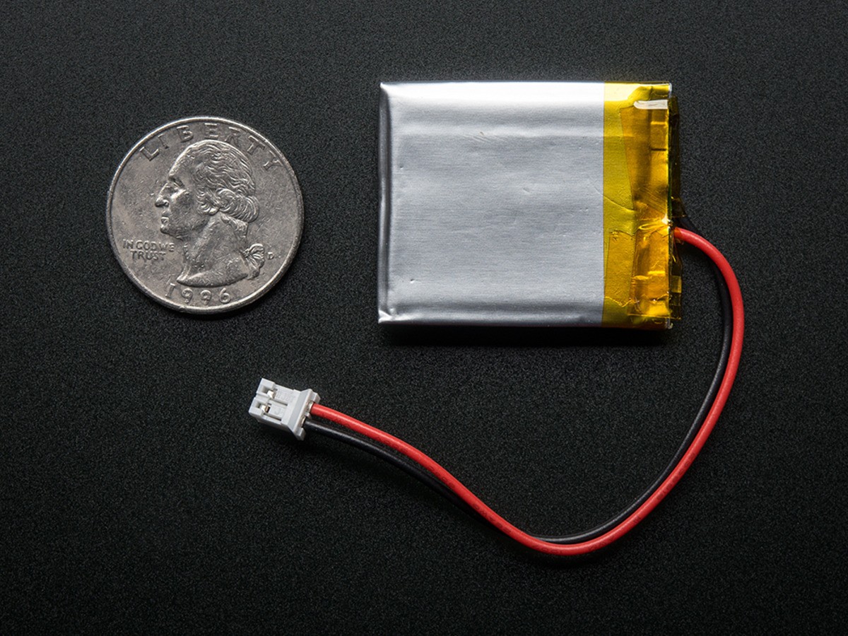 PKCELL Lp503035 500mAh 3.7V Li-poylmer battery for speaker - Image 2