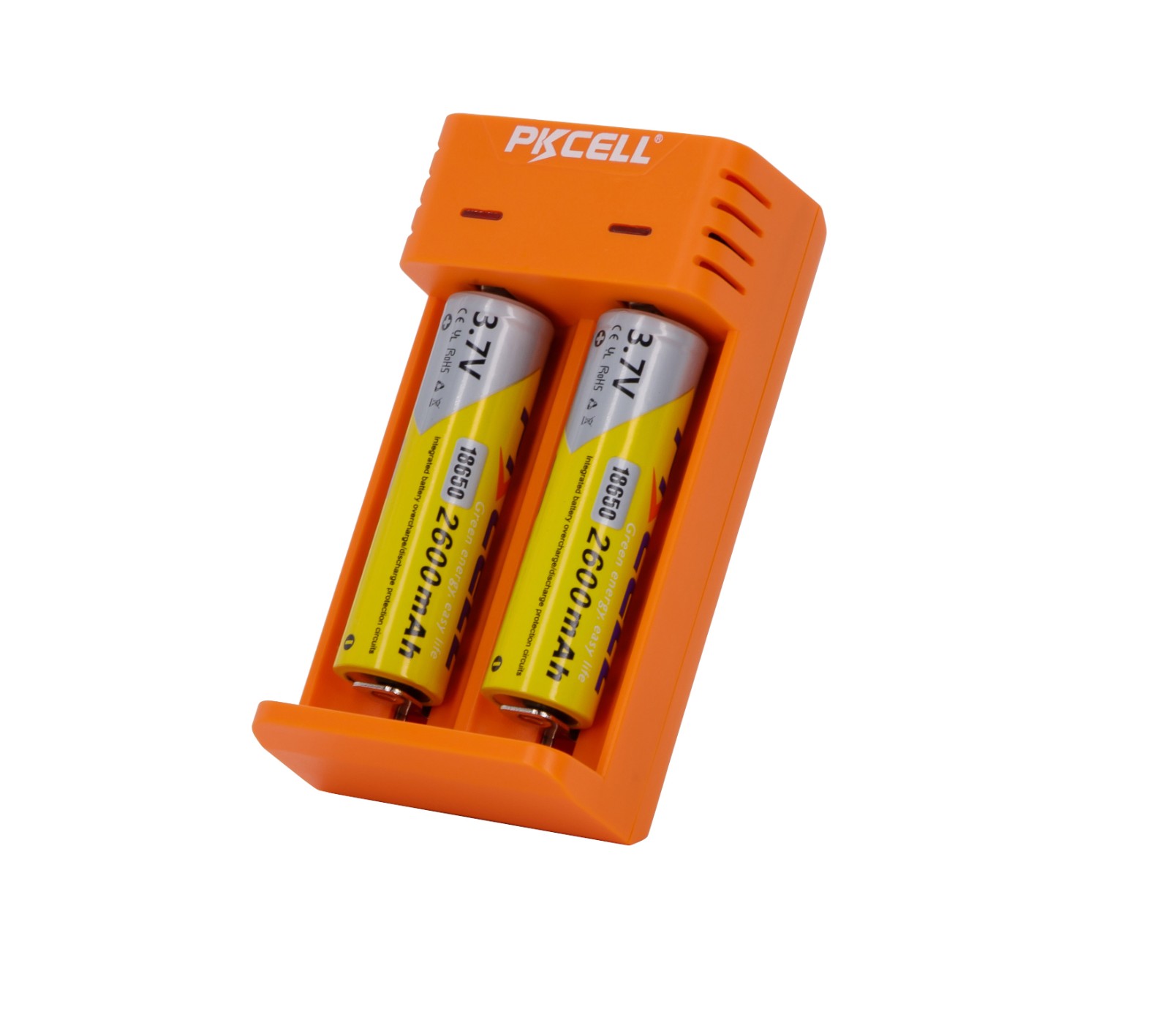 PKCELL Micro USB universal li-ion battery charger 5V 2A for RCR123A 18650 26500 - Image 3