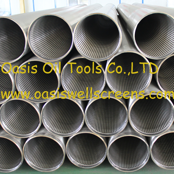 316L Stainless Steel V-Wire Water Well Screen with Plain End