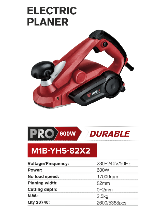 Electric Hand Planer for Woodworking