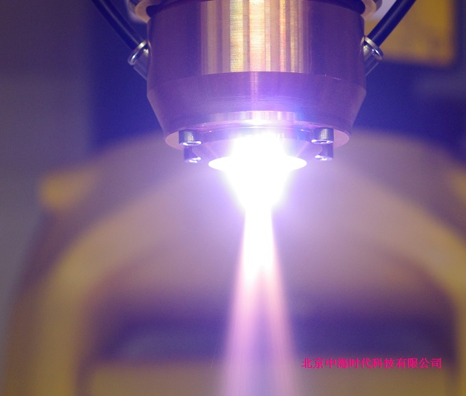 Plasma coating system nozzle assembly and plasma jet operation