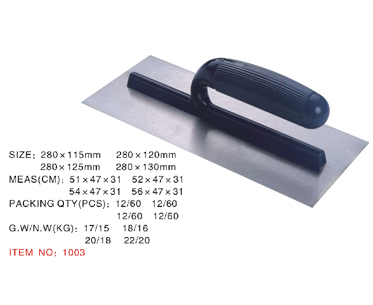 Plastering Trowel for Smooth Finishing