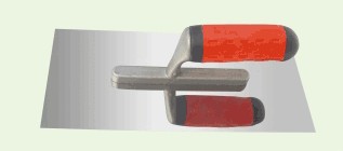 Steel Plastering Trowel with Ergonomic Grip