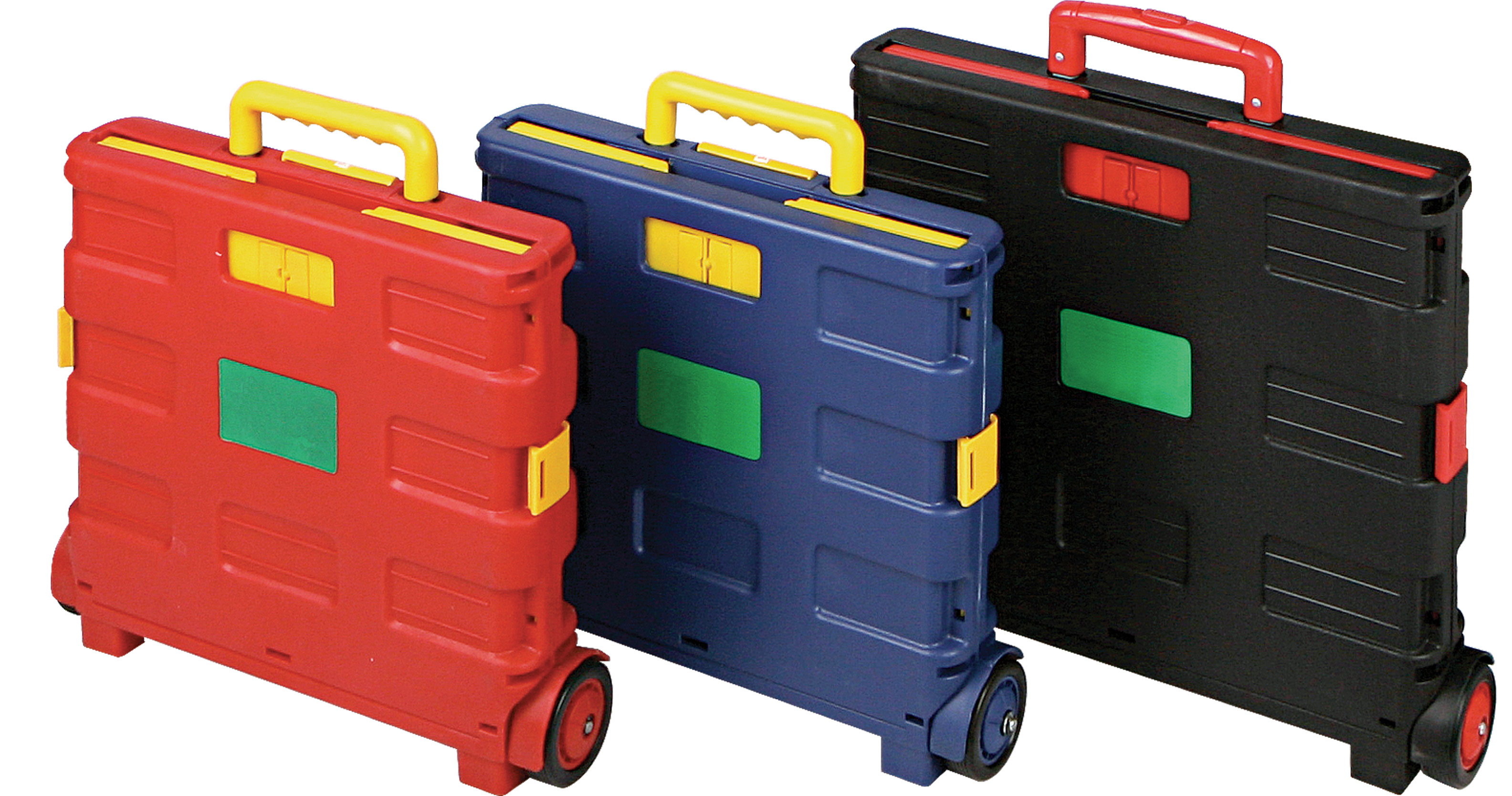 Plastic Folding Shopping Cart - Image 2