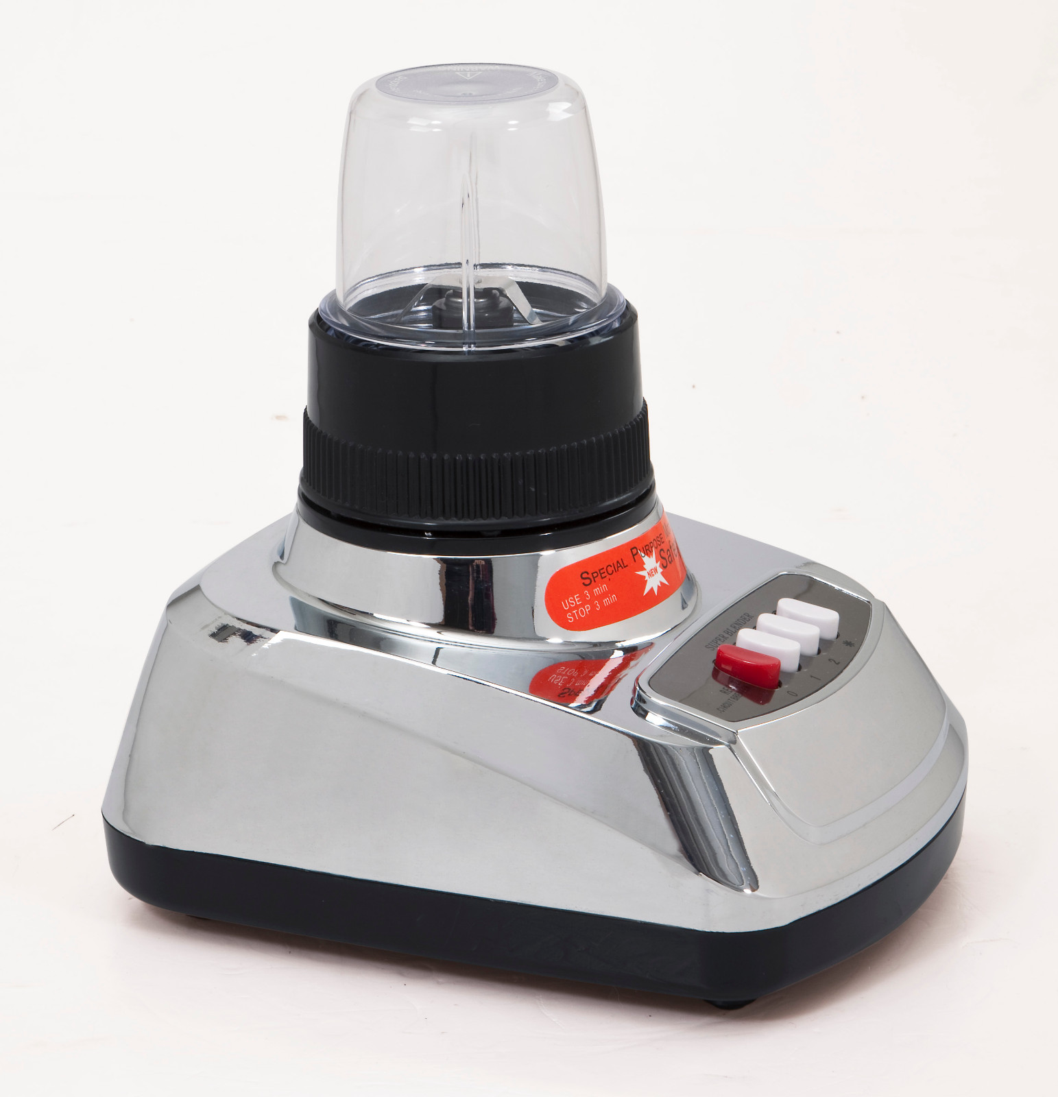 Electroplated Finish Kitchen Blender with Plastic Jar