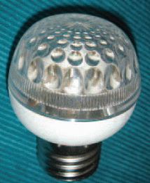 LED Mushroom Light Bulb with Faceted Dome