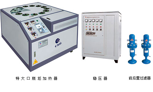 Plastic and Rubber Processing System with Heater, Stabilizer, and Filters