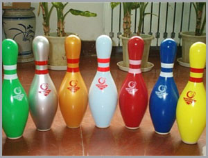 Plastic Bowling Pins for Machinery