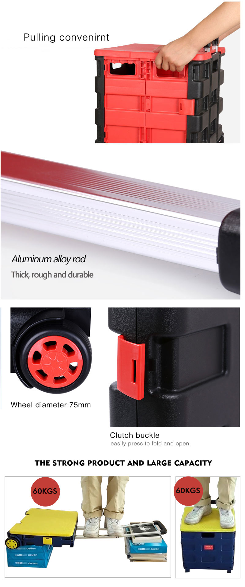 Close up of aluminum alloy rod and wheels