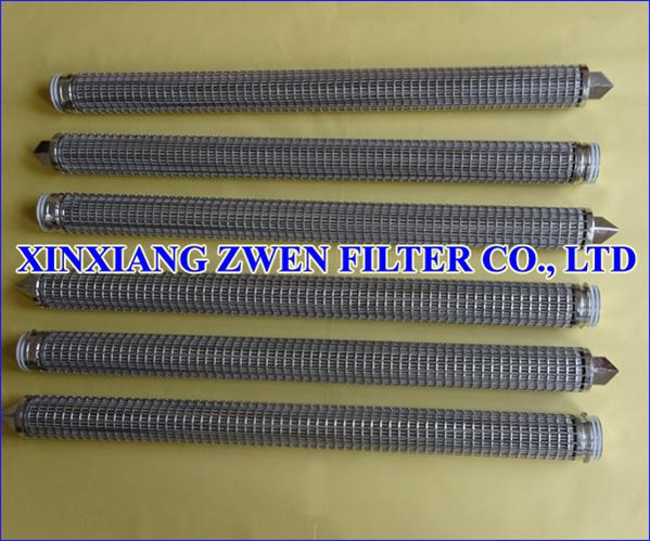 Pleated Stainless Steel Mesh Filter Cartridge