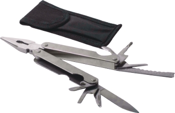 Foldable Stainless Steel Multi-Tool with Pliers