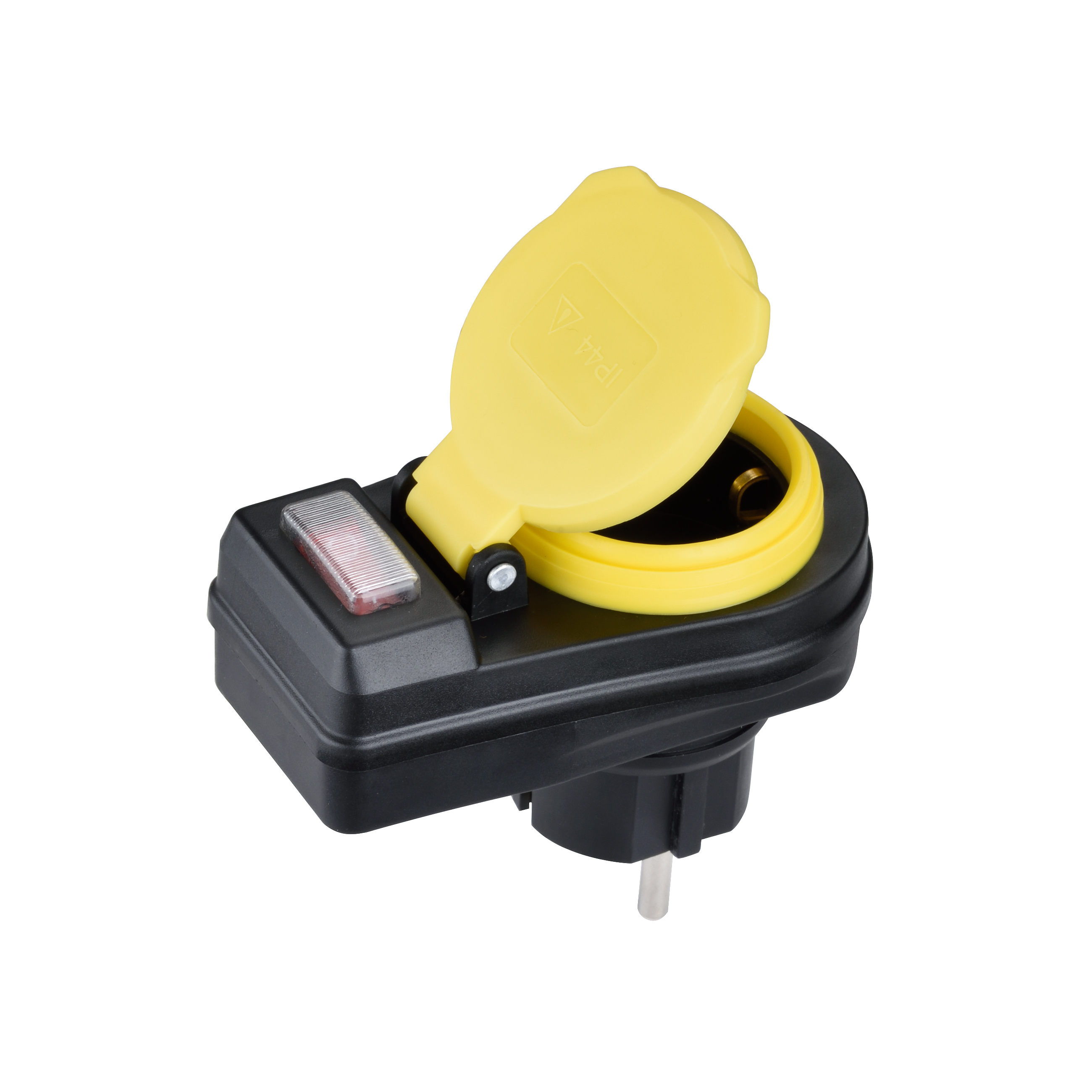 Single Phase Power Plug with Protective Cover