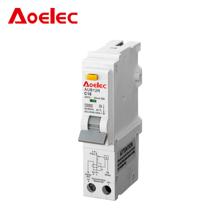 Plug-In Residual Current Circuit Breaker with Overcurrent Protection