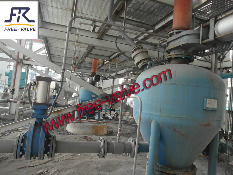 Pneumatic Double Wedge Ceramic Gate Valve