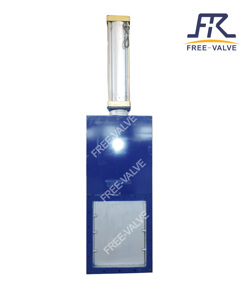 Pneumatic Operation Square Port Frame Knife Gate Valves - Image 2