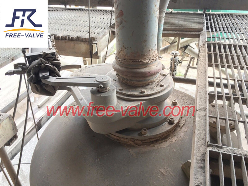Pneumatic Swing Ceramic Feed Valve for Abrasive Materials