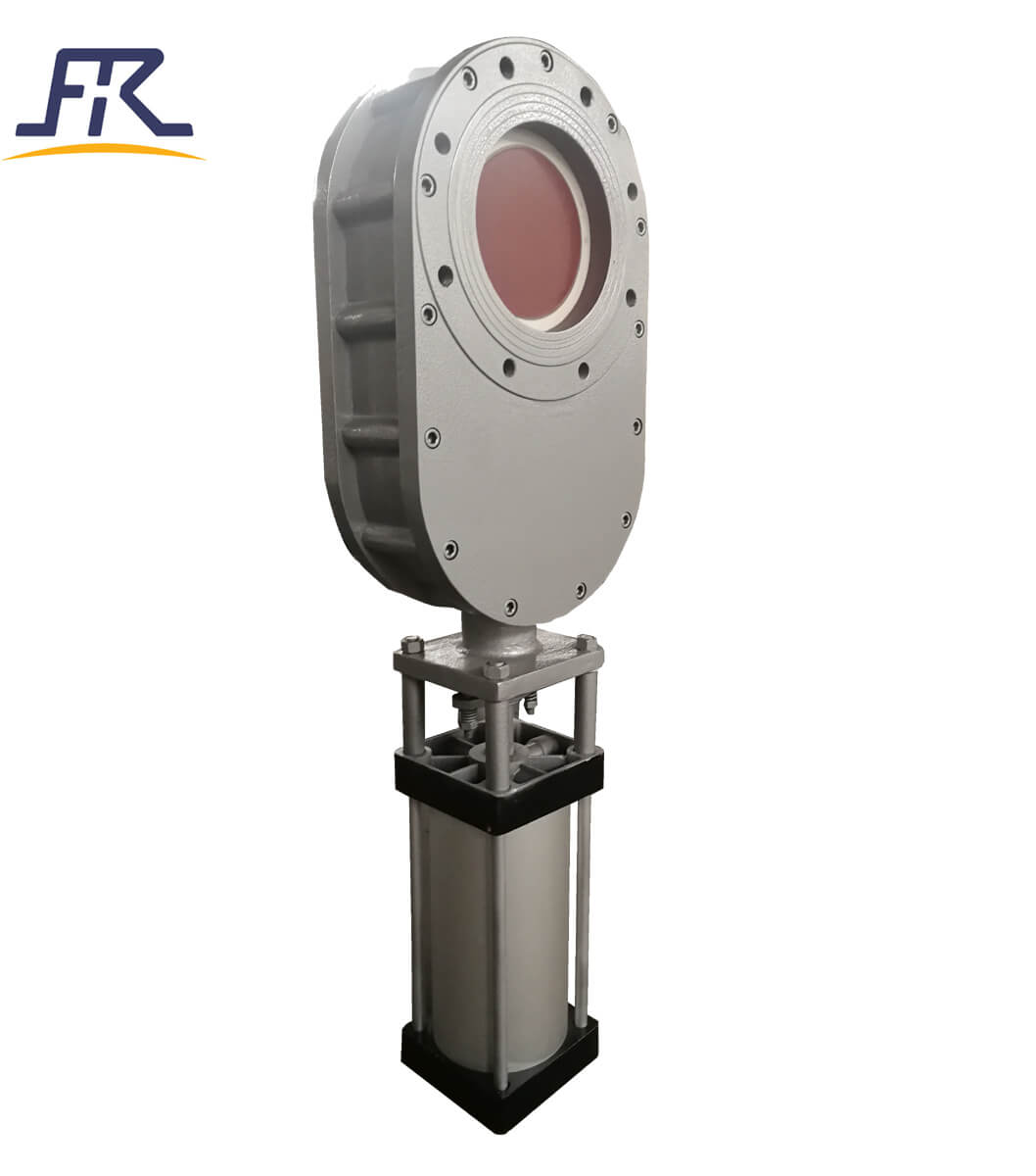 pneumatic wearable ceramic double gate valve,ceramic gate valve - Image 2