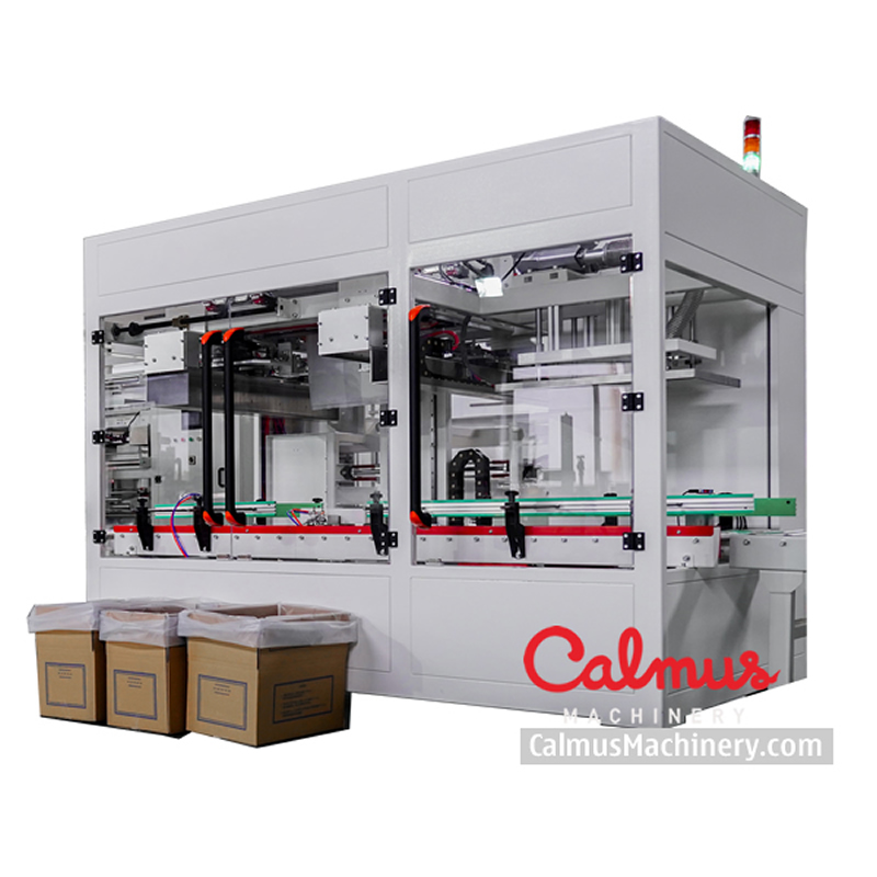 Poly Bag In-serter Machine for Placing Liner in Carton Box - Image 3