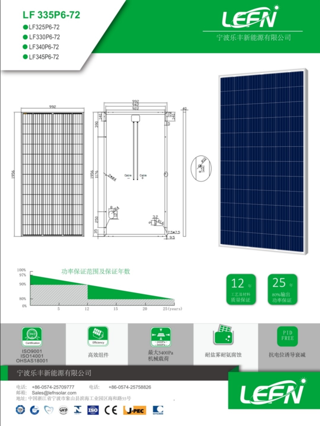 Polycrystalline Solar Panel Module