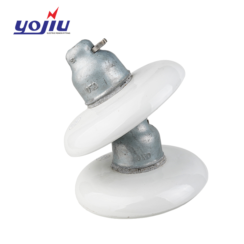 Close up of porcelain insulator hardware