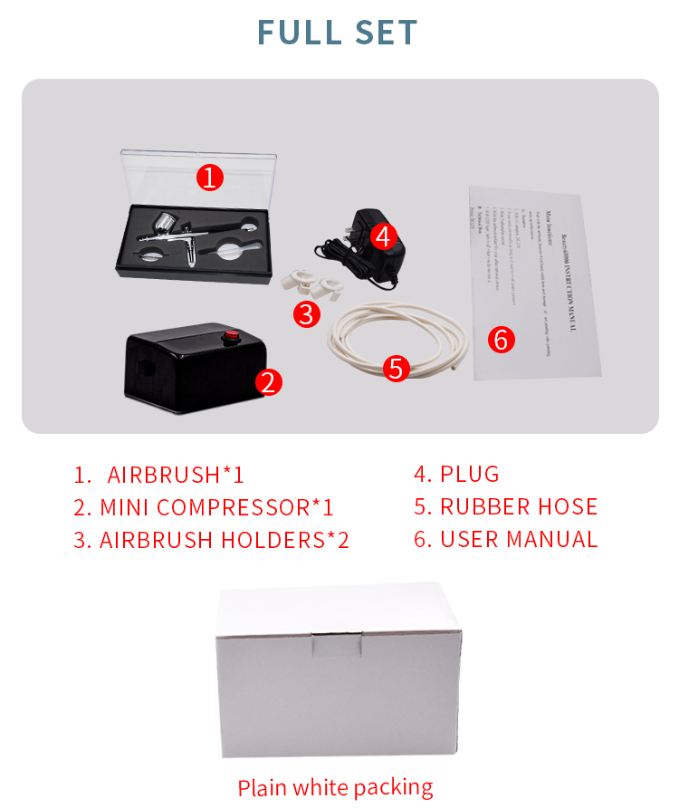 portable 0.3mm nail makeup air brush - Image 2