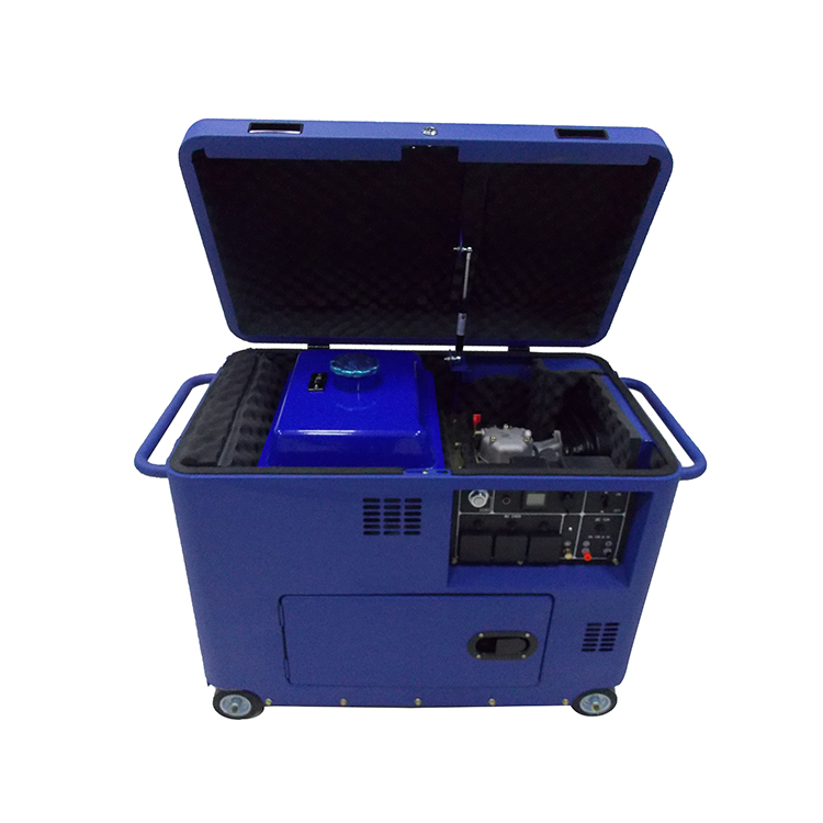 Portable 5KW diesel generator silent type with ATS - Image 3