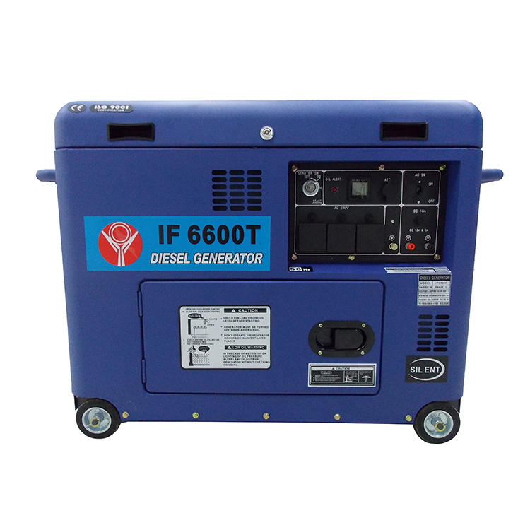 Portable 5KW diesel generator silent type with ATS - Image 2