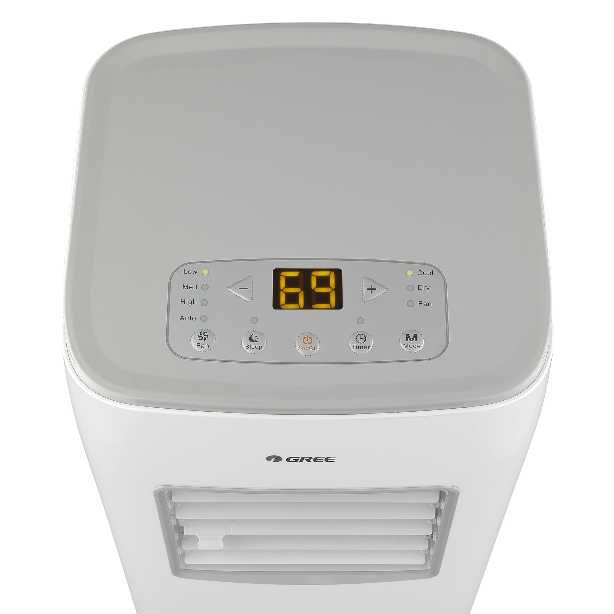 Portable Air Conditioner with Adjustable Fan Speeds and Timer