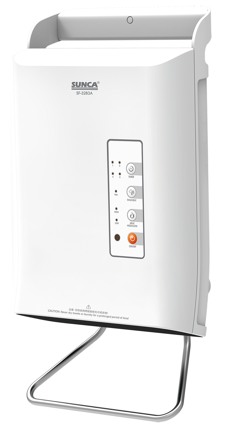PORTABLE BATHROOM CERAMIC HEATER FAN SF-3283A - Image 2