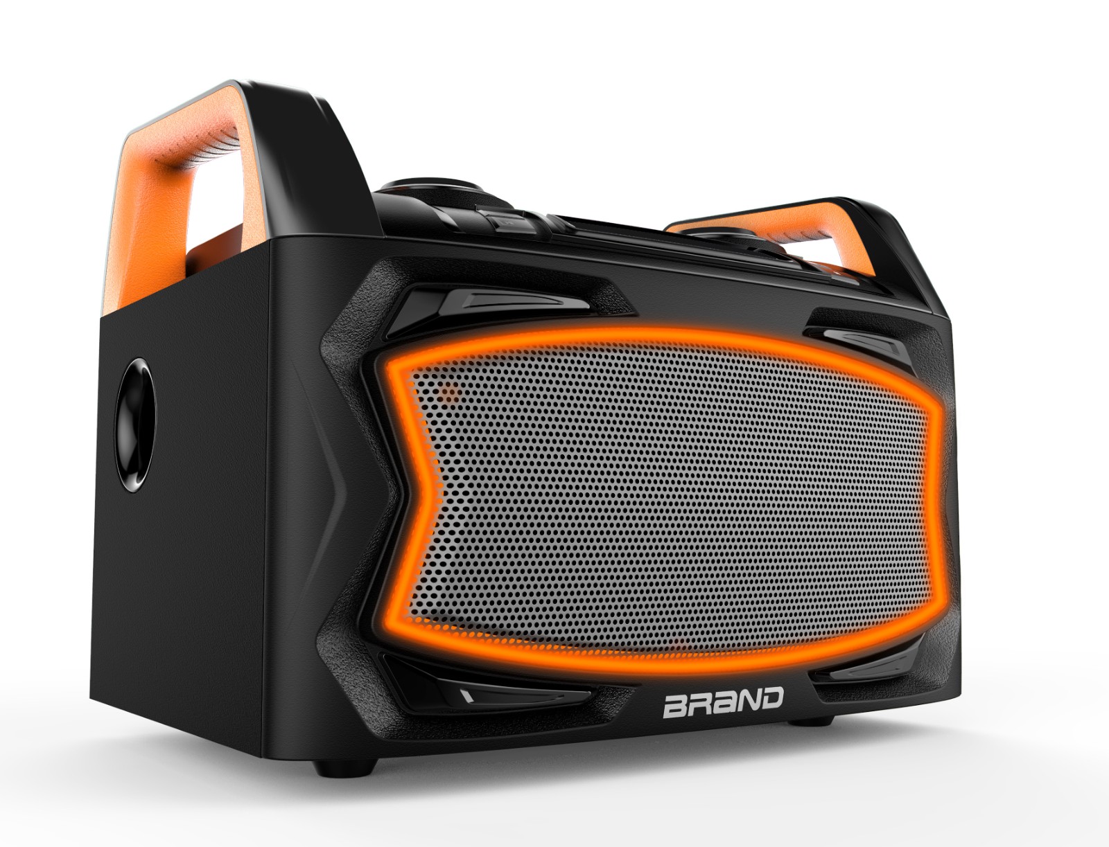 Portable Bluetooth Speaker With AUX IN/USB Playback/FM Radio/LED Display/Flashing Light - Image 2