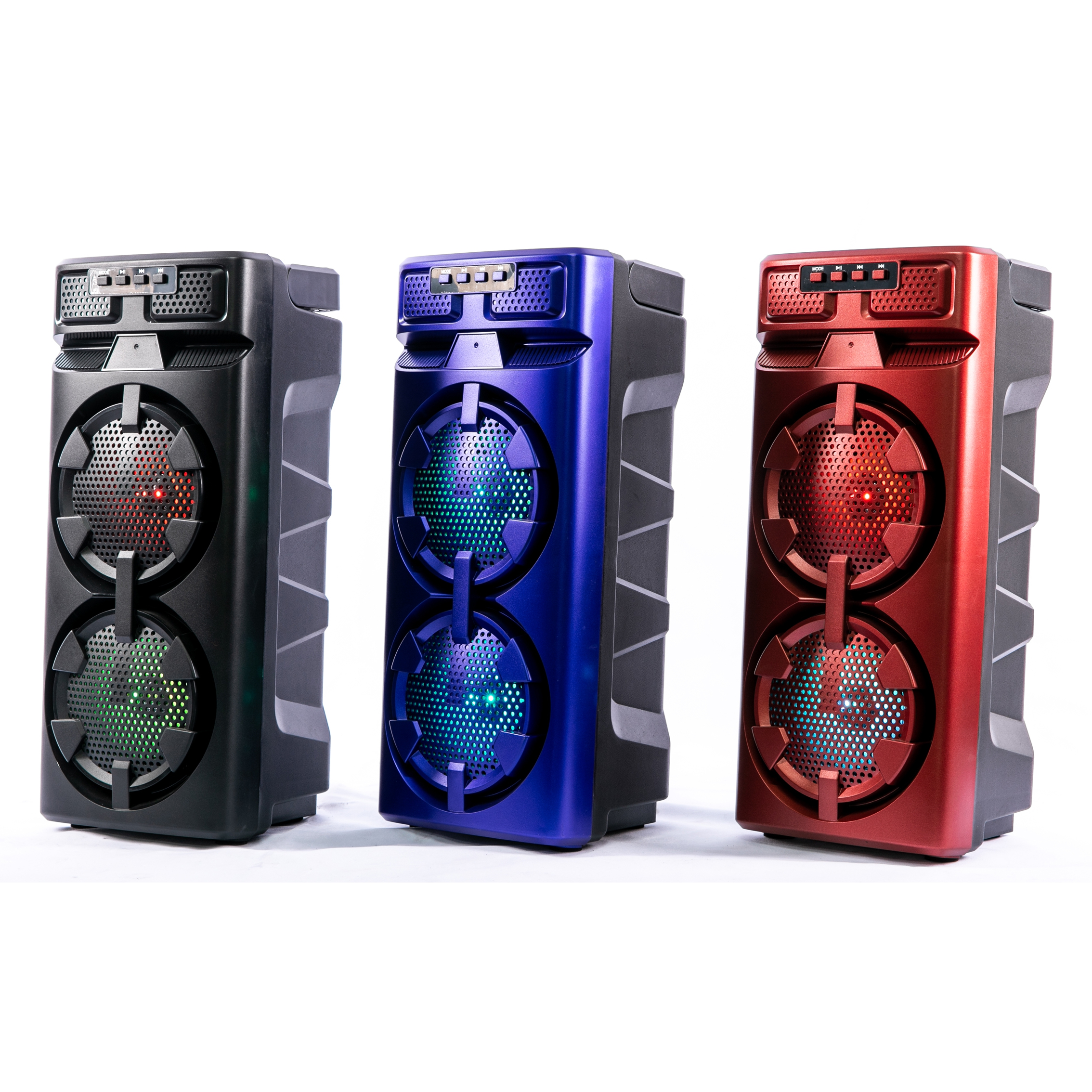 Portable Bluetooth Speaker with LED Lighting