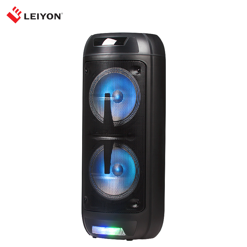 Portable Karaoke Trolley Speaker with Wireless Mic