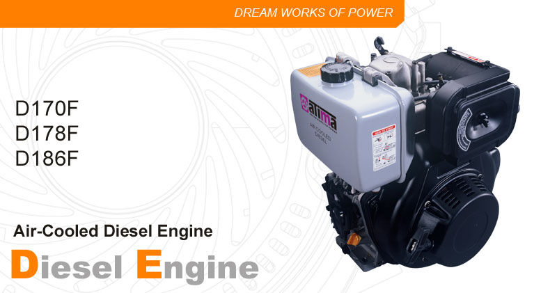Air-Cooled Diesel Engine for Power Equipment