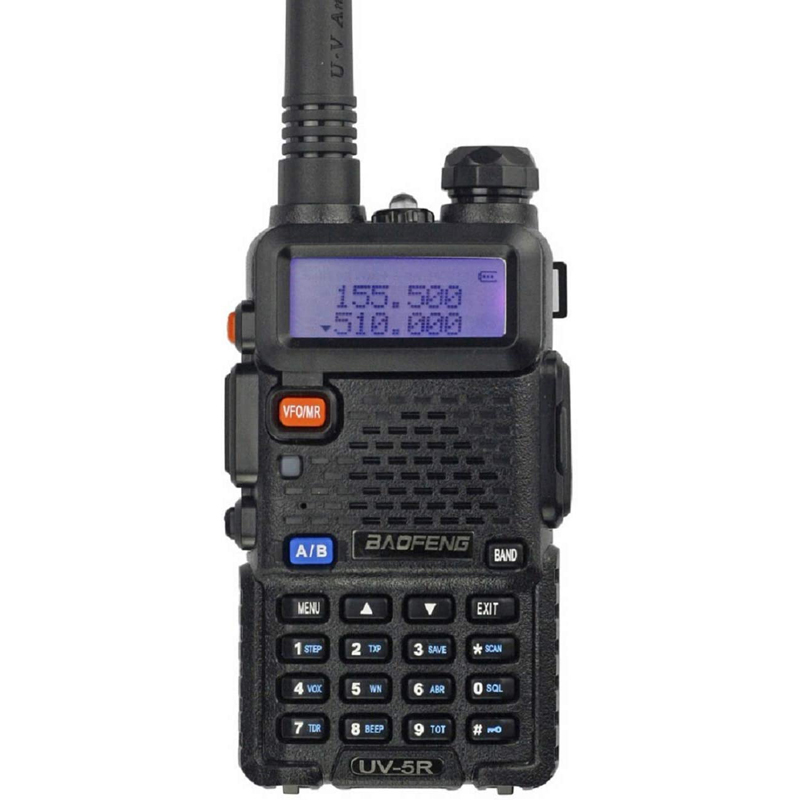 Portable Digital Baofeng UV-5R Two-Way Radio 10KM 128CH Vhf Uhf FM Handfree Handheld Dual Band Walkie-Talkie UV5R free headset - Image 2
