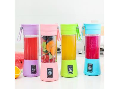 portable electric USB charging automatic 6 blades juicer blender fruit juicer - Image 3