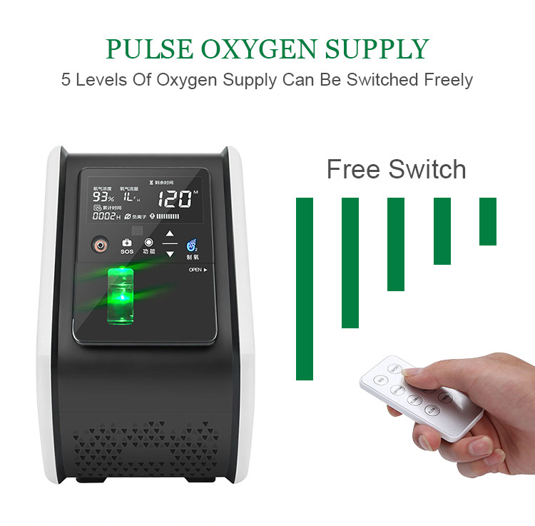 Close up of the digital display showing pulse oxygen settings