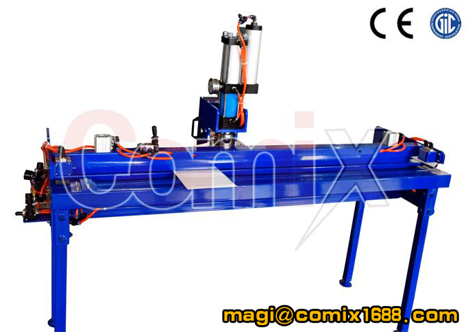 Portable PVC conveyor belt finger punch machine - Image 2