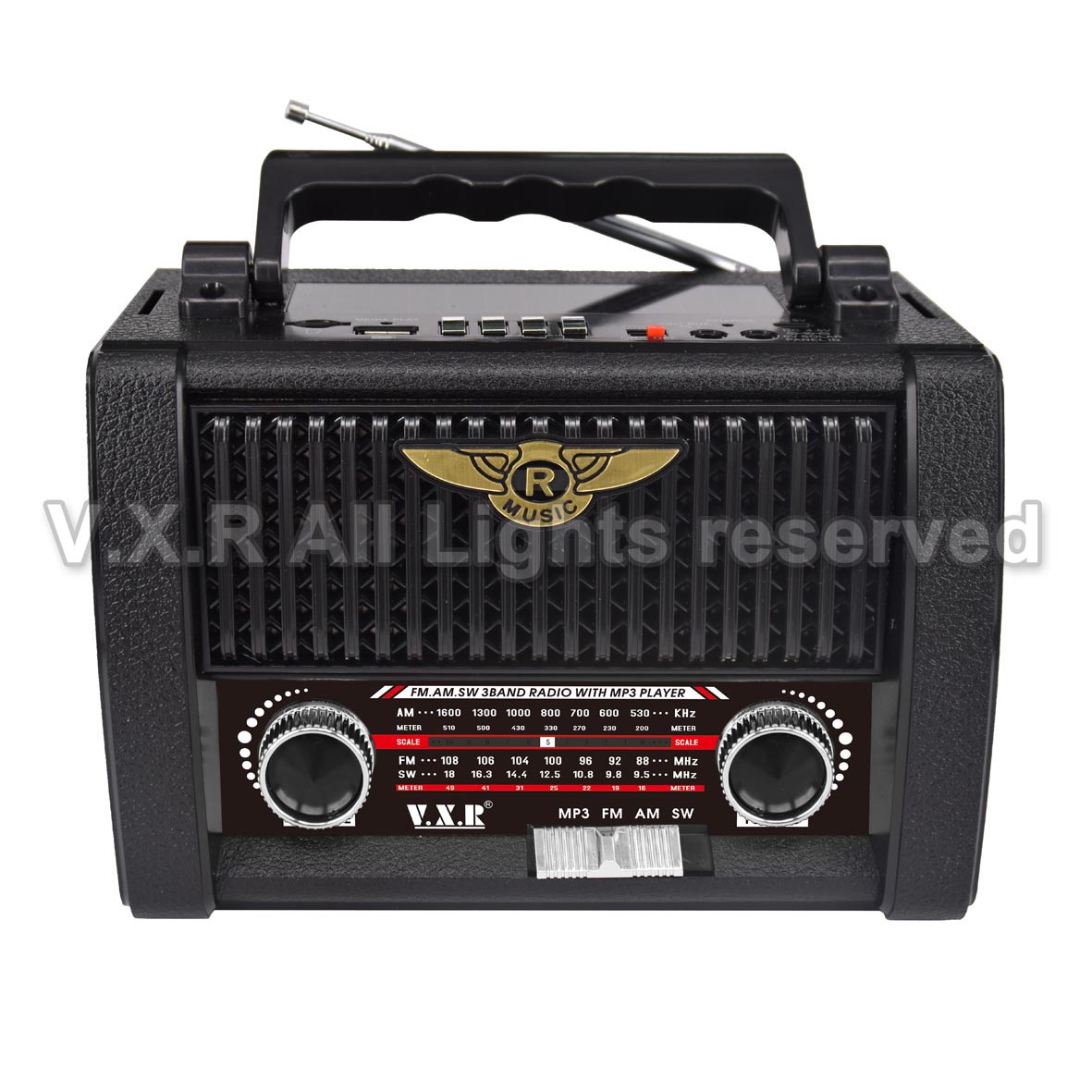 Portable AM/FM/SW Radio with MP3 Player