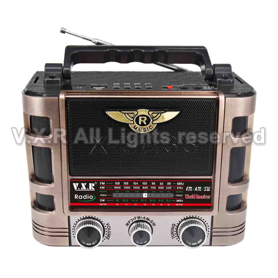 Portable AM/FM/SW Radio with MP3 Player