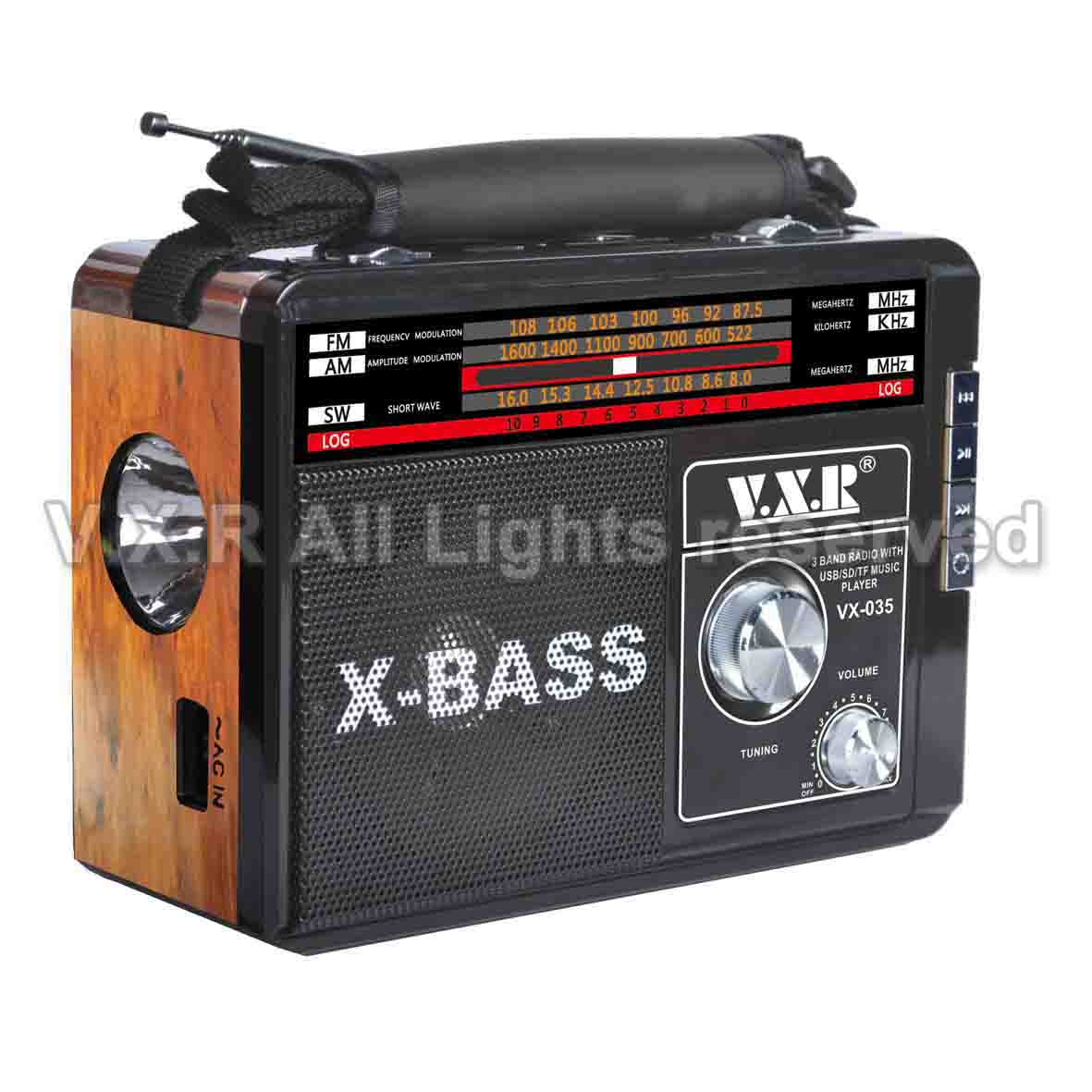 Portable AM/FM/SW Radio with MP3 Player