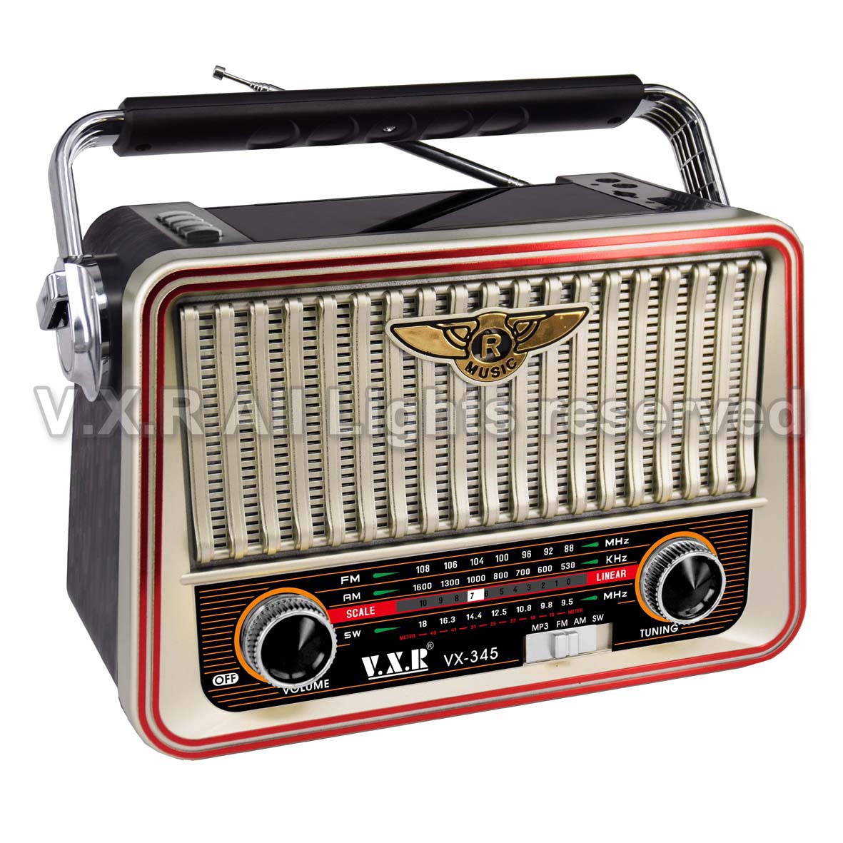 PORTABLE RETRO RADIO VX-345 - Image 3