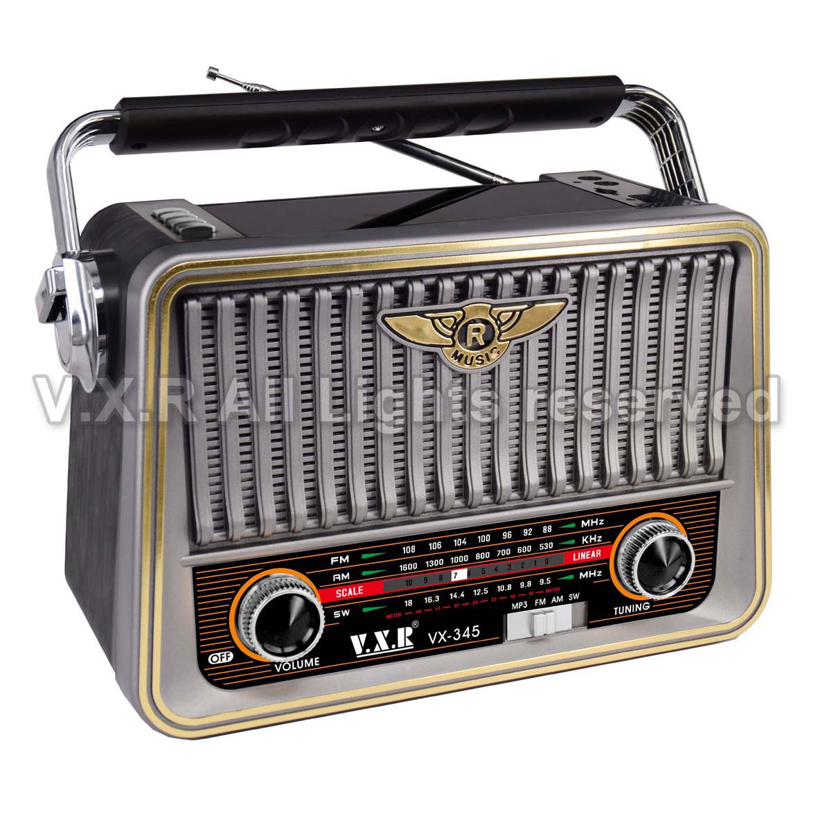 PORTABLE RETRO RADIO VX-345 - Image 2