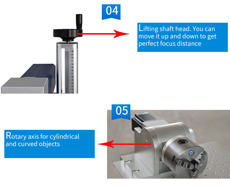 Lifting shaft and rotary axis attachment