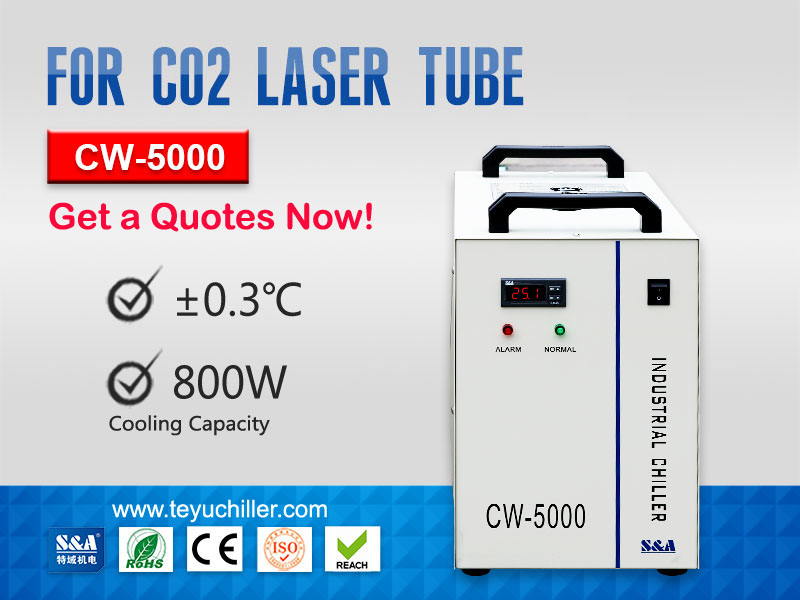 CO2 Laser Tube Water Chiller