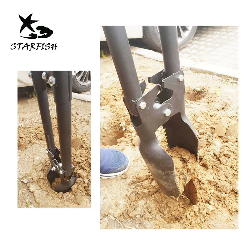 Metal Handle Post Hole Digger